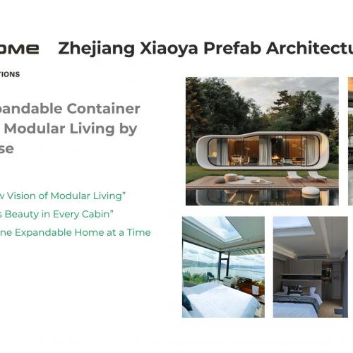 Apple Cabin Expandable Container House Modern Modular Living by EasyPrefab House