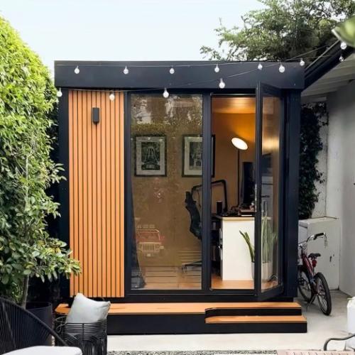 Workpod Office Pod Modern Soundproof Workspace for Home Remote Work Private Meeting Room, Noise Canceling Design Ergonomic Workspace Solution Workpod Office Pod Modern Soundproof Workspace for Home Remote Work Private Meeting Room, Noise Canceling Design Ergonomic Workspace Solution