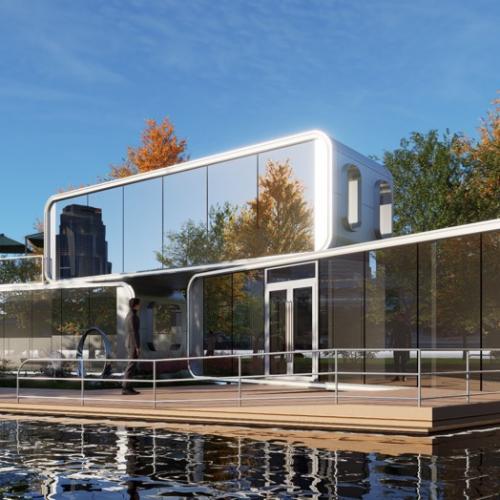 Apple Cabin Modular Resort Pod for Eco Tourism Accommodation