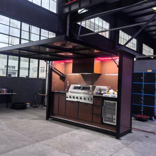 Custom Modular Outdoor Kitchen System for Villas, Resorts and Gardens