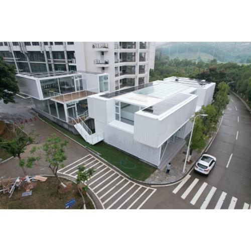 Prefab Solar Container Office with Custom Modular Design
