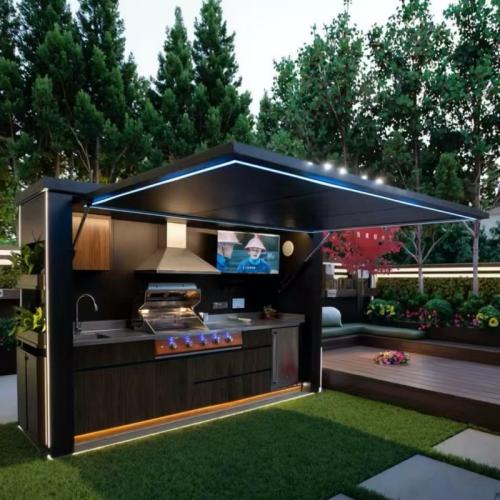 Modular Outdoor Kitchen Cabin for Resorts & Hospitality Projects
